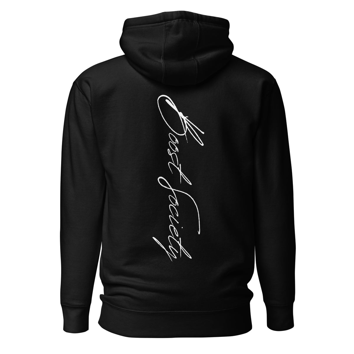 Boost Society - Minimalistic Hoodie Cursive